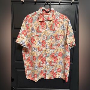J.Crew Short-sleeve camp-collar shirt in Irish linen